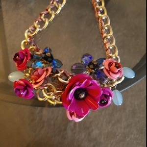 Betsy Johnson statement necklace